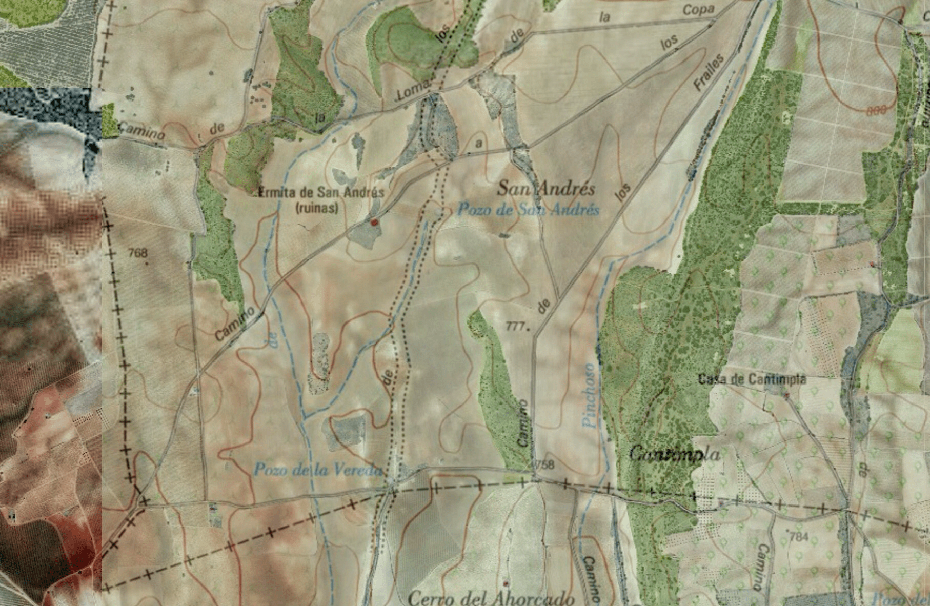 Mapa de Los Hinojosos (SigPac)